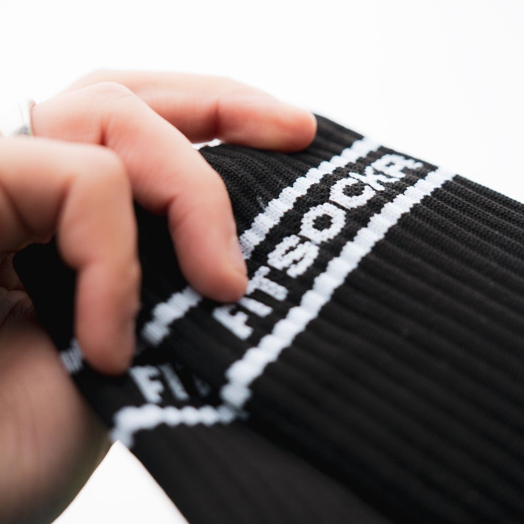 FitSockr gripsokken Stripe - Zwart