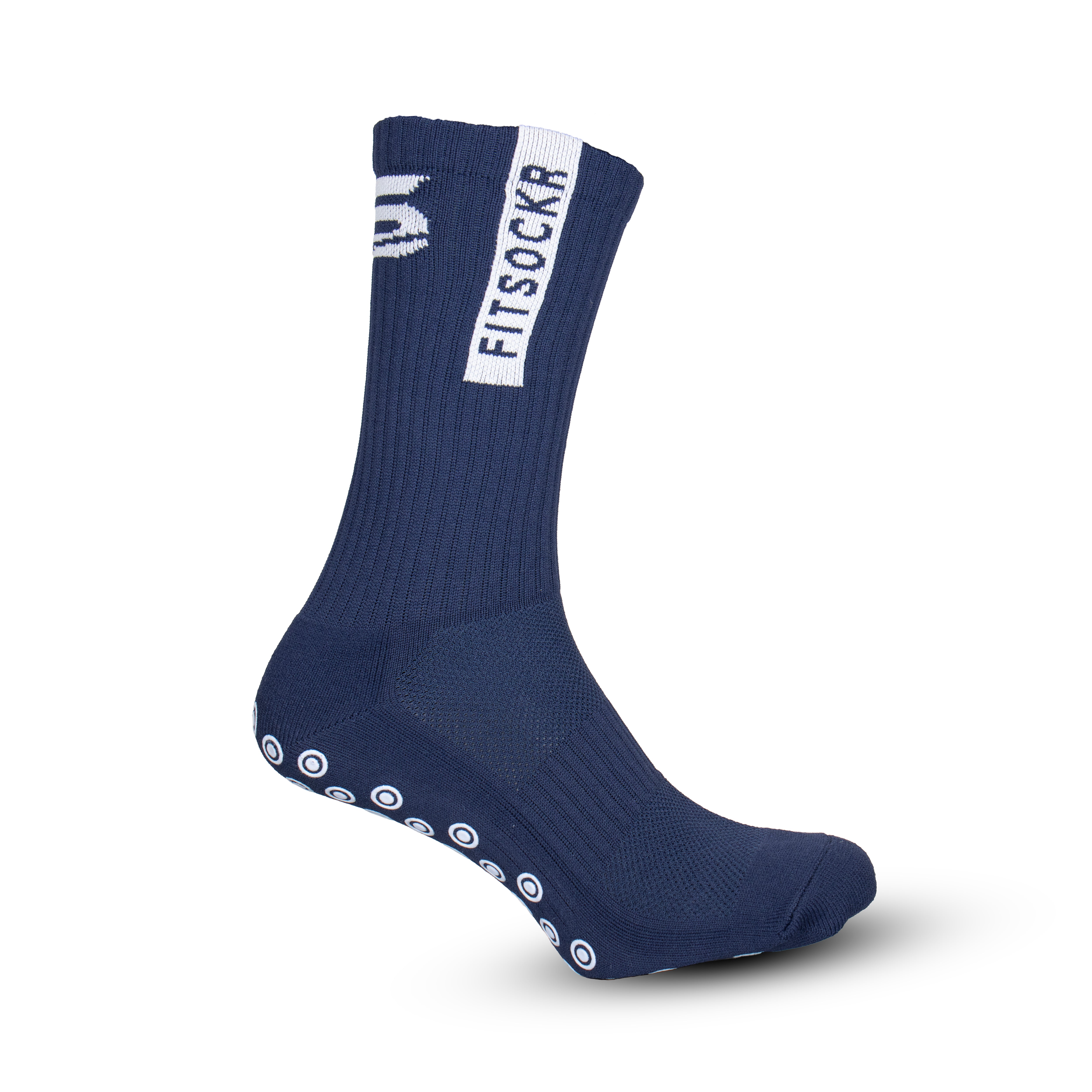 FitSockr Gripsokken -  Marine blauw
