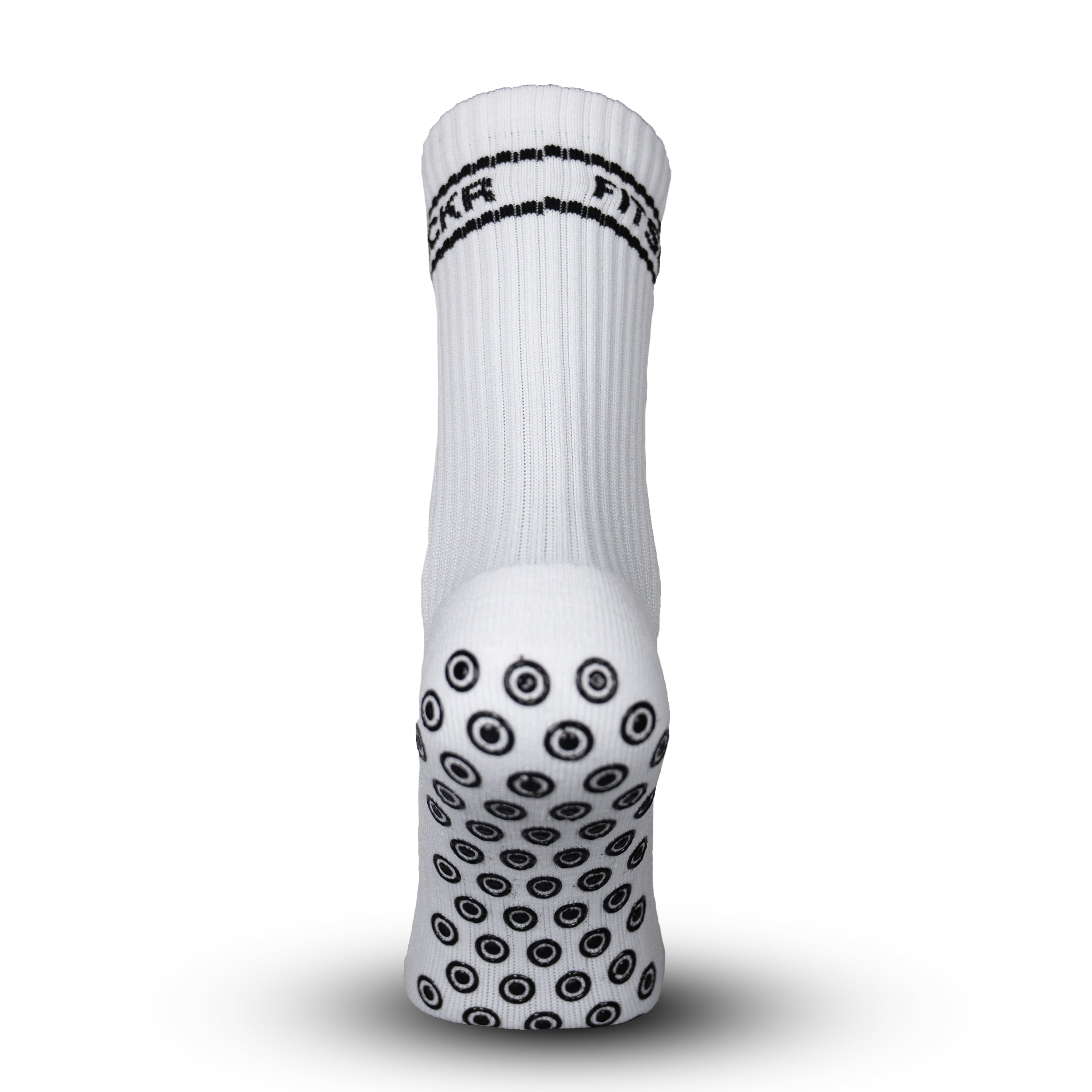 FitSockr Gripsokken Stripe - Wit