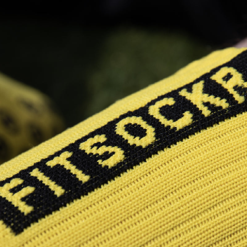 FitSockr Gripsokken - Geel