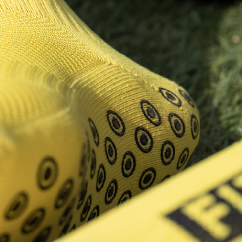 FitSockr Gripsokken - Geel