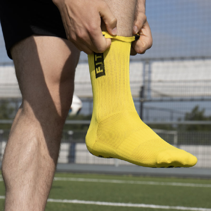 FitSockr Gripsokken - Geel