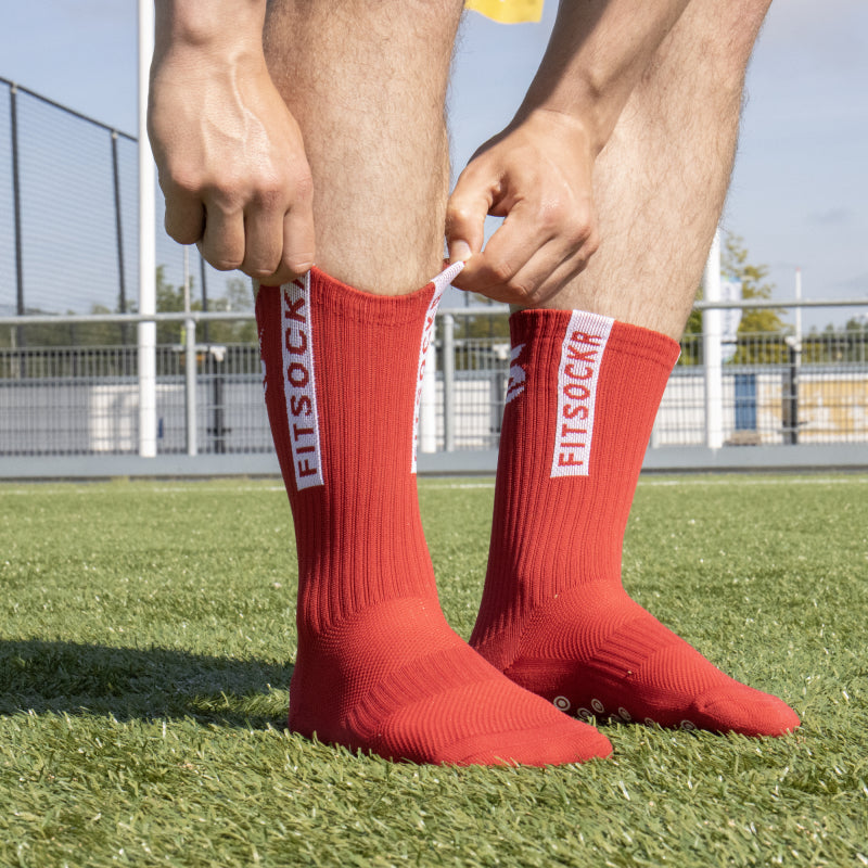 FitSockr Gripsokken - Red