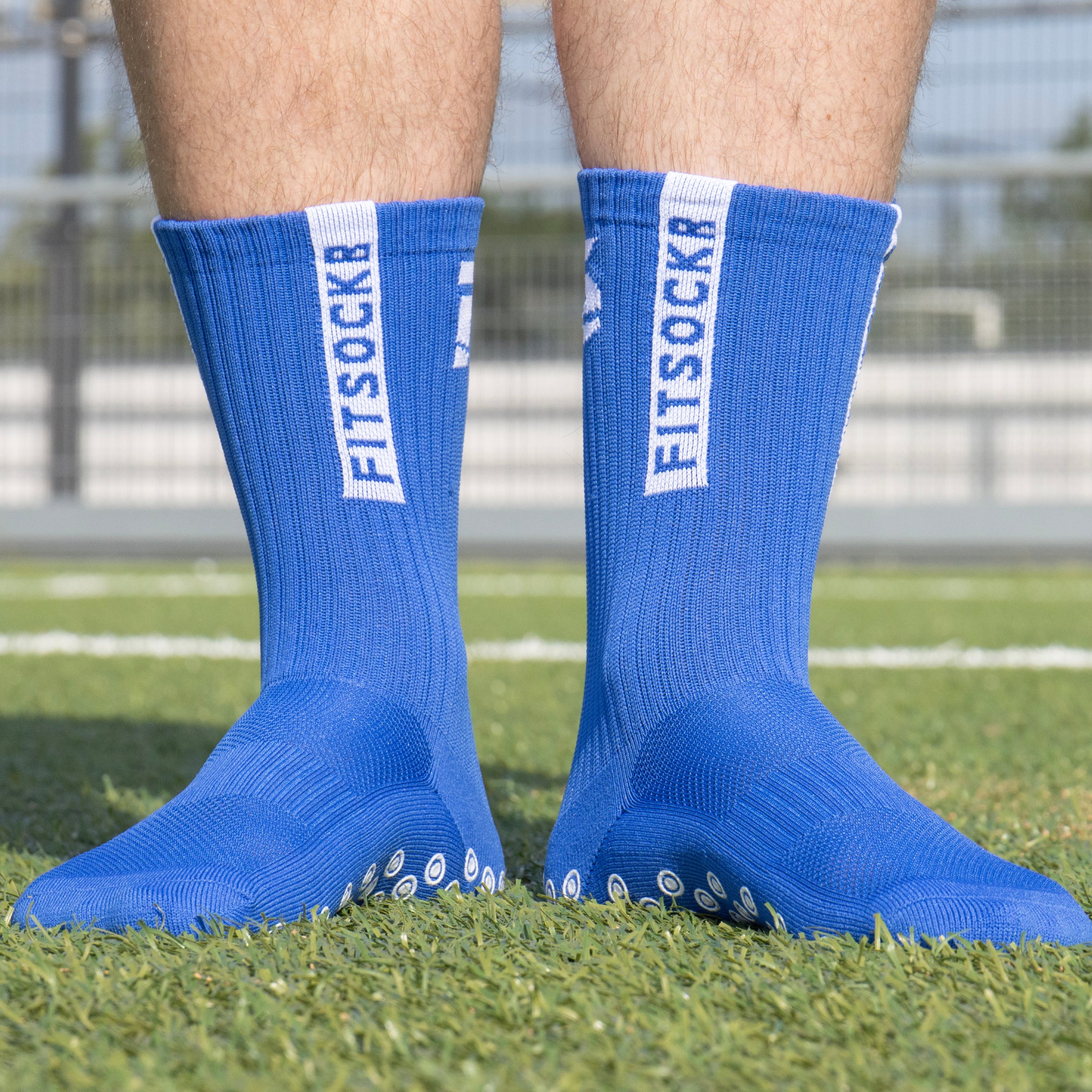 FitSockr Gripsokken Blauw