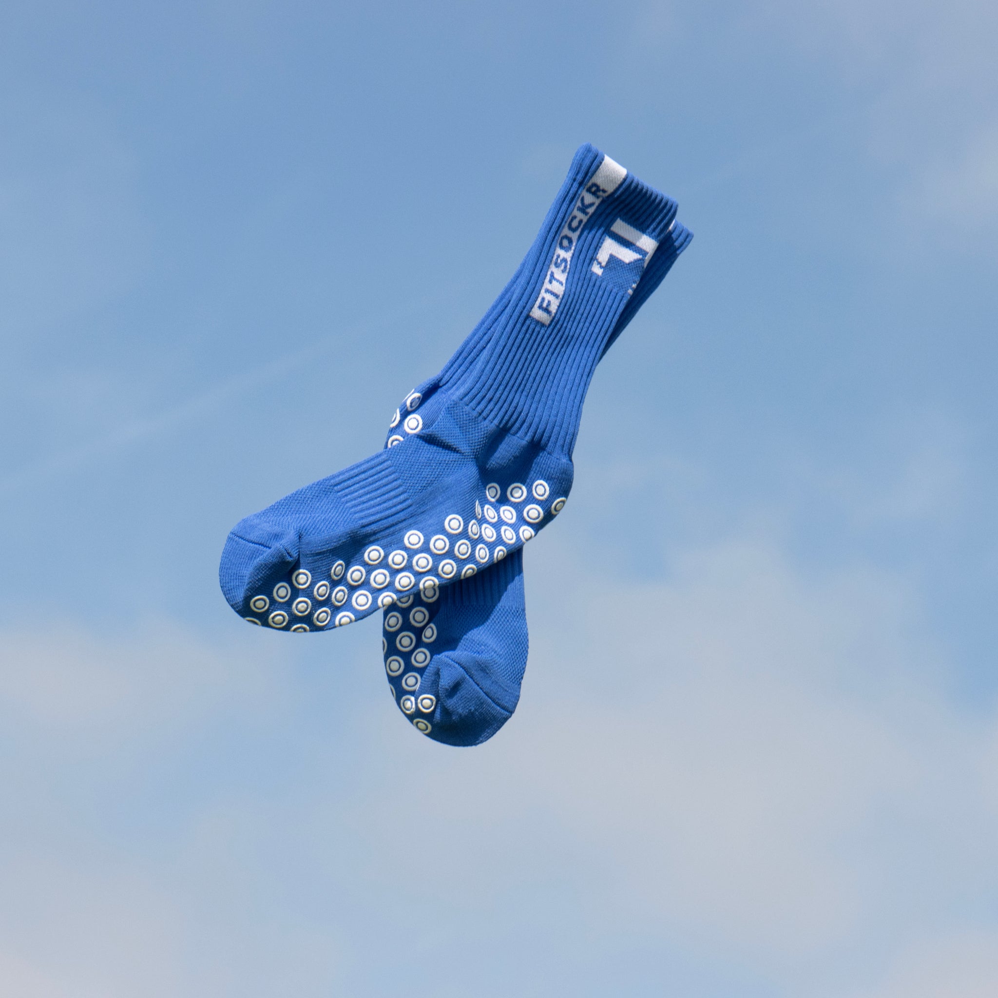 FitSockr Gripsokken Blauw