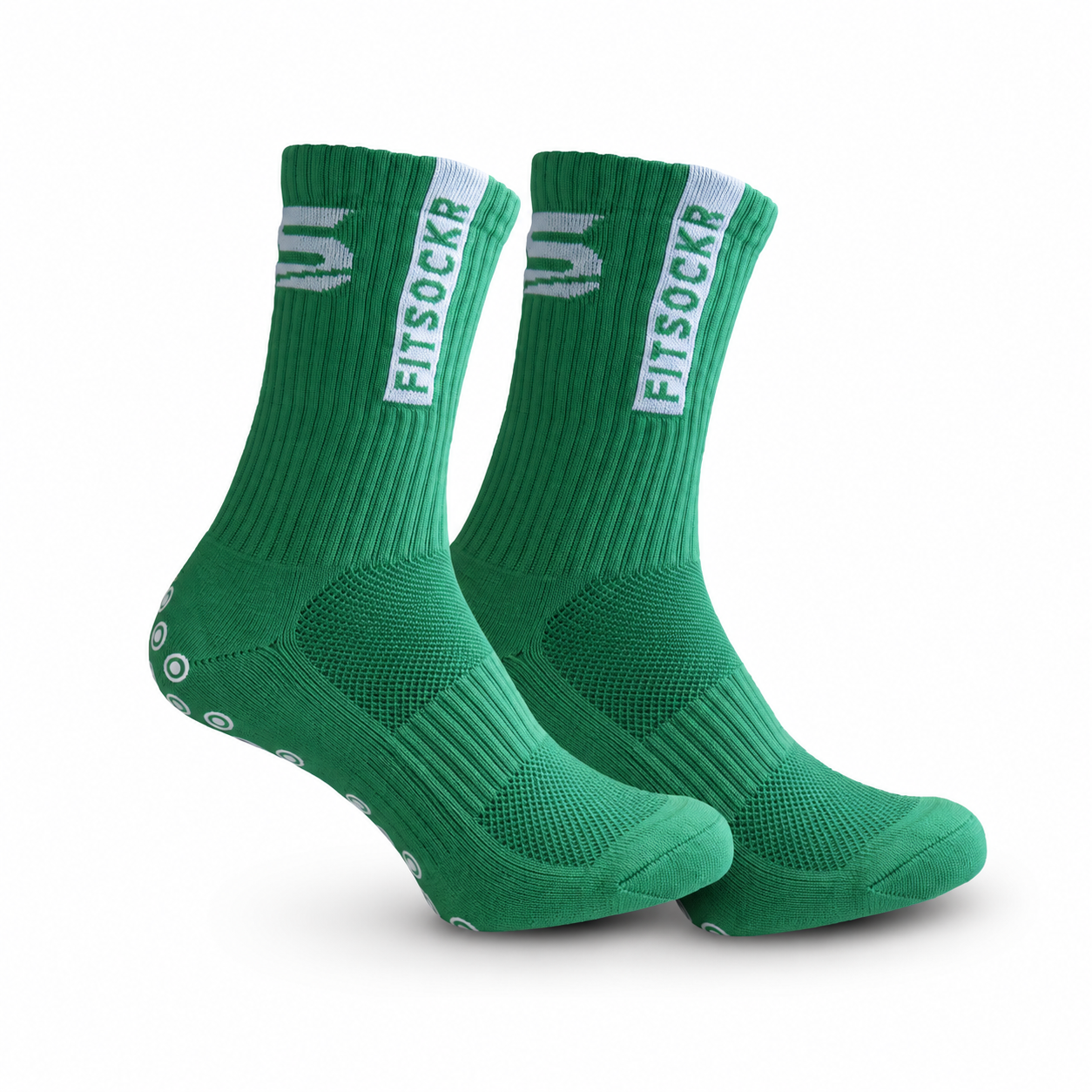 FitSockr Gripsokken One - Groen - 2 Paar