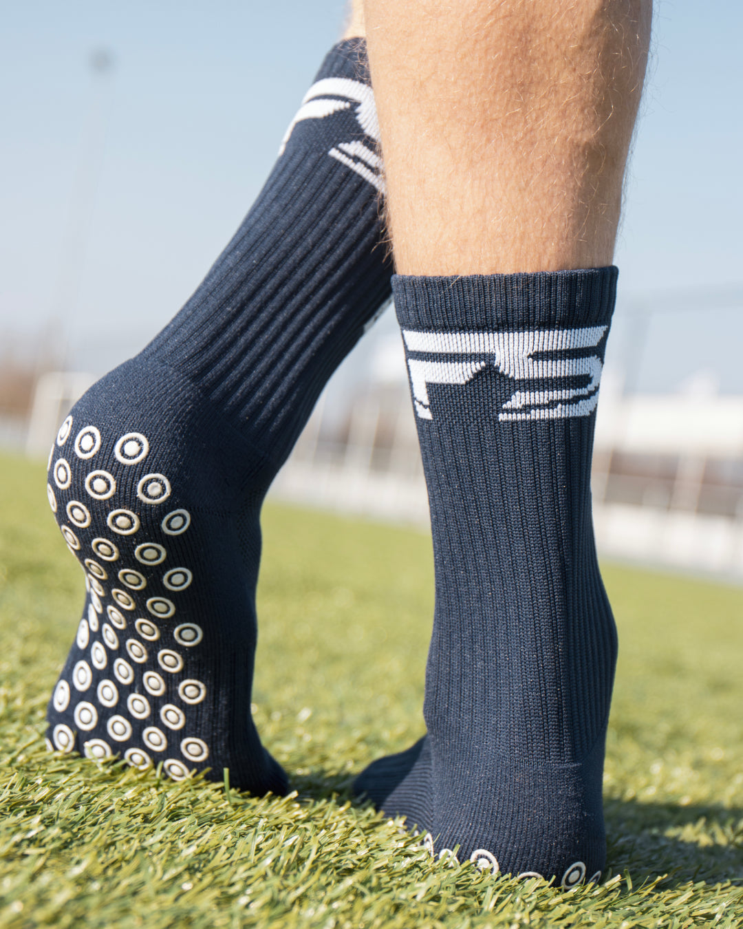 FitSockr Gripsokken - Marine blauw