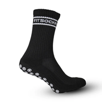 FitSockr gripsokken V2 Stripe - Zwart