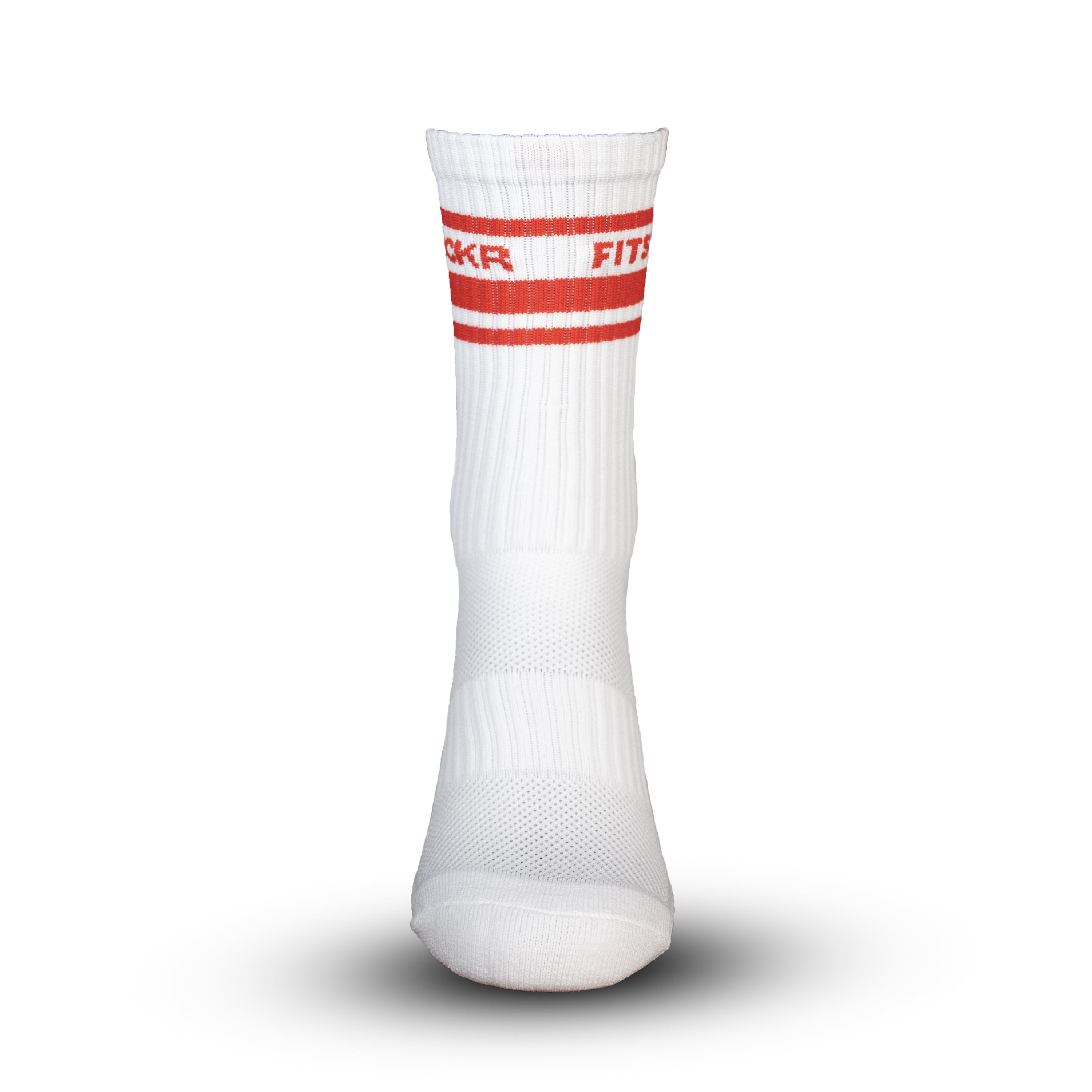 FitSockr Gripsokken V2 Line - Wit Rood 3 paar
