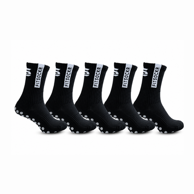 FitSockr Gripsokken One - Zwart - 5 paar