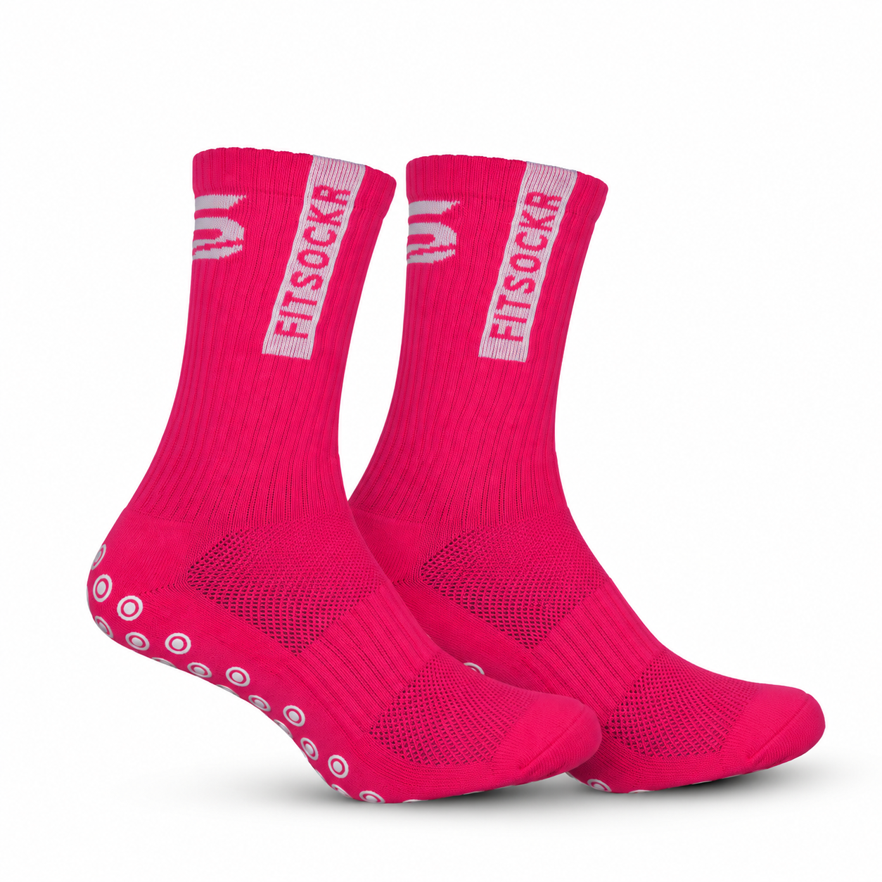 FitSockr Gripsokken One - Roze - 2 Paar