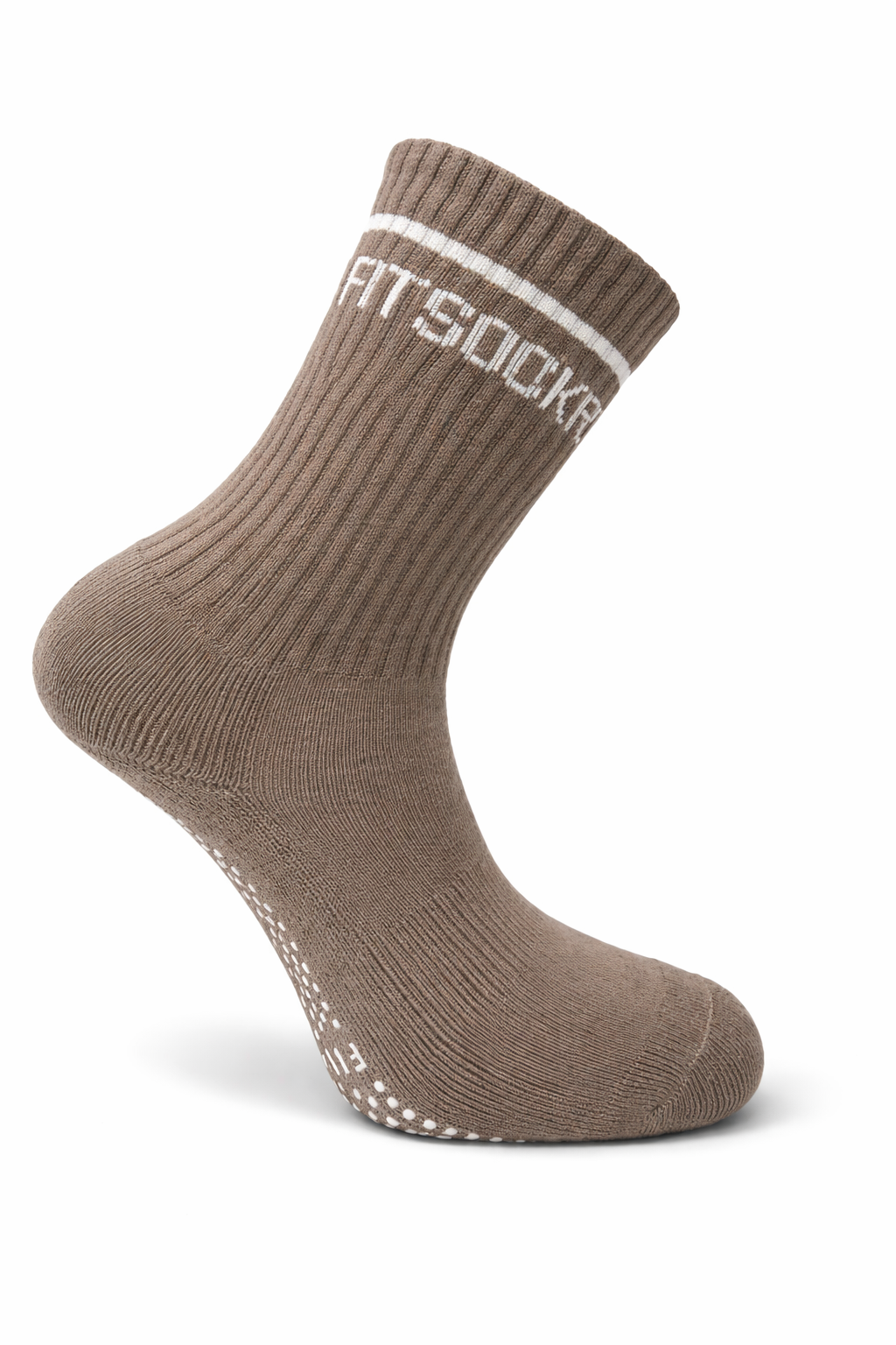 FitSockr Gripsokken Balance - Pilates - Bruin